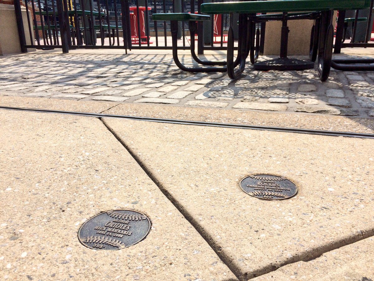 <a href="/YHCAthletics/">YHC Athletics</a> <a href="/YH_College/">Young Harris College</a> Right next to each other on Eutaw Street!

(cc <a href="/Chuck_Nazty/">Charlie Blackmon</a>)