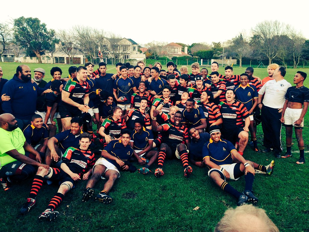 coachmg23's tweet photo. @GrooteSchuurHS takes on @Saracens in an international friendly #rugbymatch in newlands today https://t.co/7izEqFJhSP