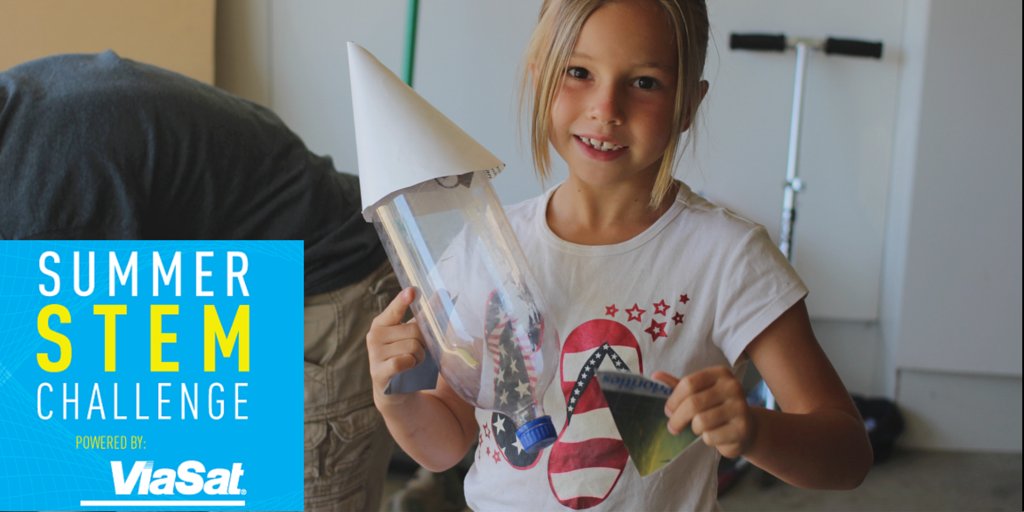 LoveSTEMSD's tweet photo. Participating in our #SummerSTEMchallenge powered by @ViaSatInc? Tweet us a photo of your child or students' project https://t.co/2GhdcReHA9