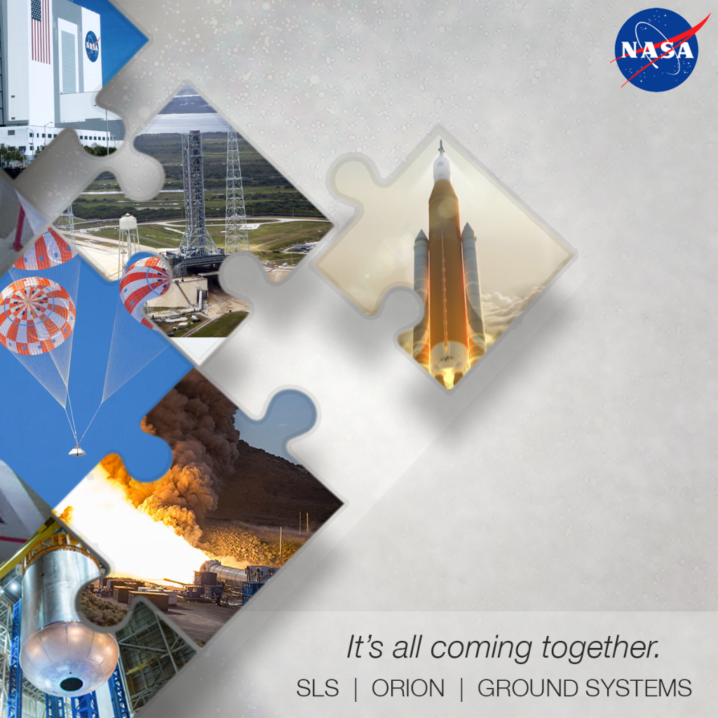 NASA's tweet photo. Build it. Test it. Fly it. We're prepping &amp; readying to send humans on a #JourneytoMars: https://t.co/UsF6aPeqki https://t.co/RjGSyuD4qs