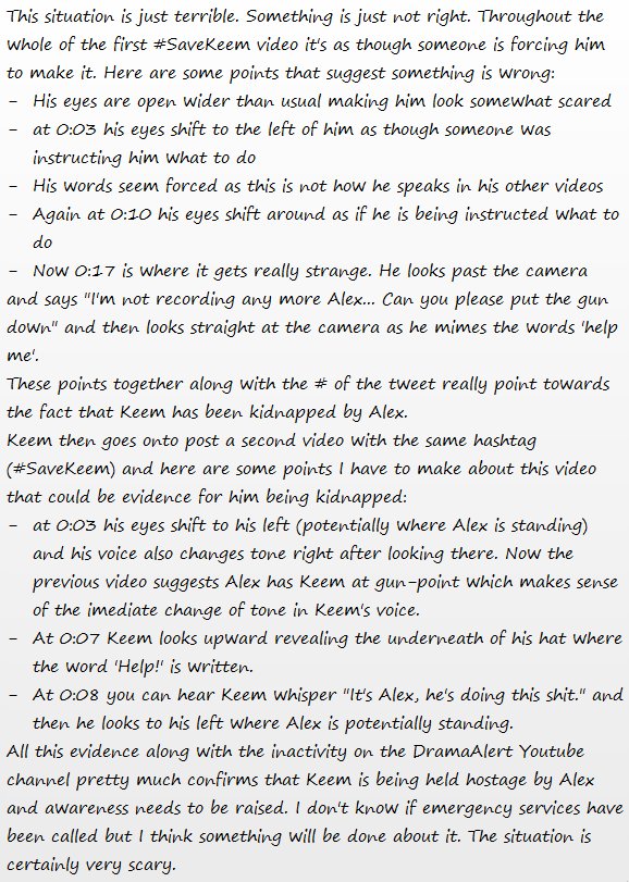 Oranzyy's tweet photo. @KEEMSTAR #SaveKeem Awareness needs to be raised. https://t.co/U8XRzj9smy