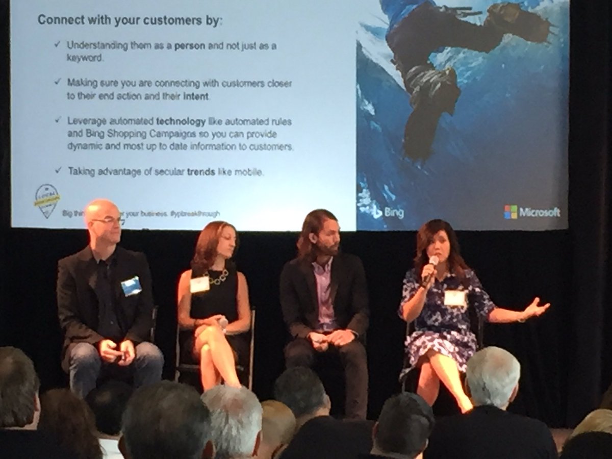 ypforbusiness's tweet photo. Bing's Leslie Lee discusses the rise of voice activated #search #ypbreakthrough https://t.co/qNlnEoymUf