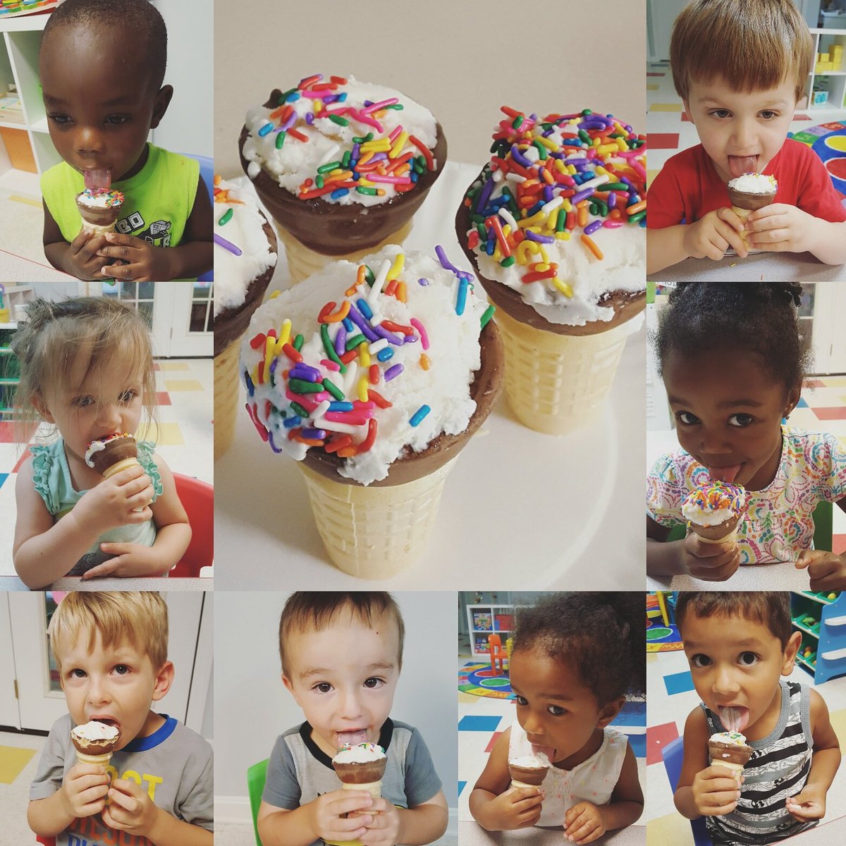 tweet_CKC's tweet photo. With just a few simple ingredients &amp; a lot of shaking we made yummy vanilla ice cream with rainbow sprinkles! 🍦 https://t.co/L2ZdoE4ciu