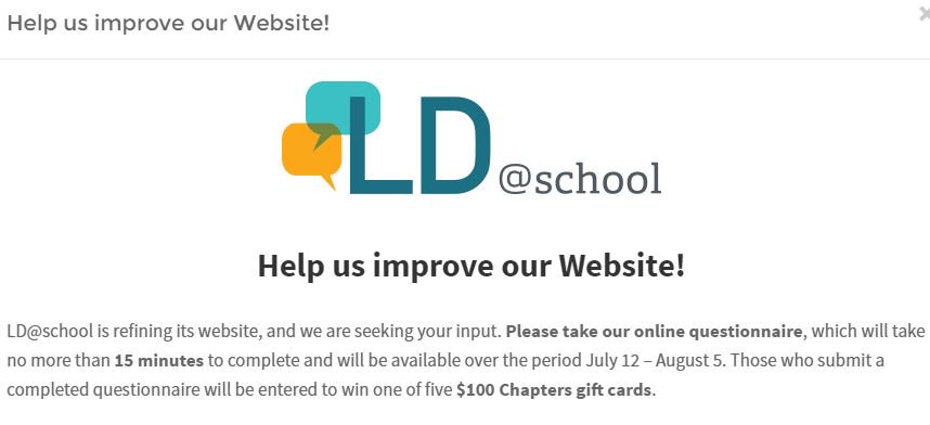 LDatSchool's tweet photo. What do you think of LD@school? Complete the survey and you could WIN! https://t.co/eccO3KeVU8 https://t.co/VQ2H3lZ7Bq