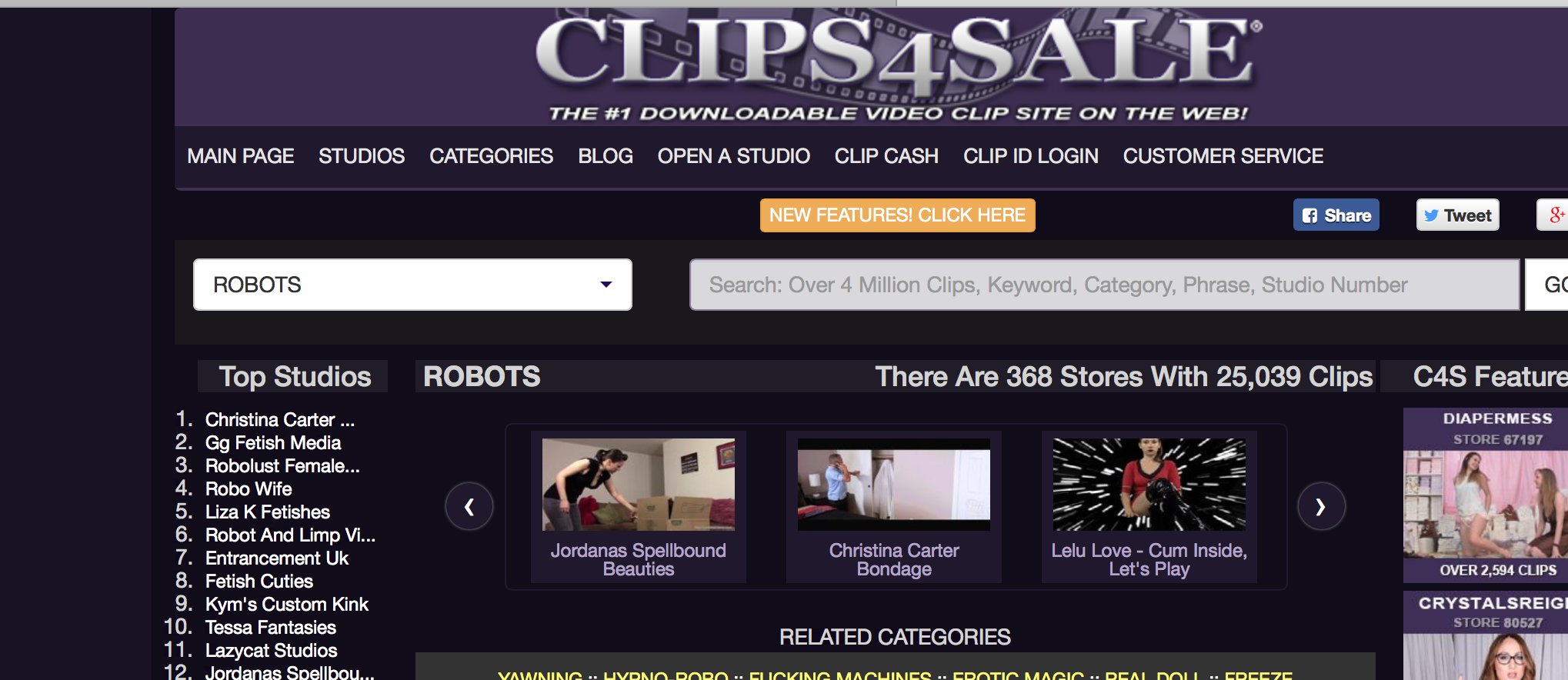 TW Pornstars - 2 pic. Christina Carter. Twitter. YEA!! #1 studio and clip -  Robot catagory @clips4sale !. 8:33 PM - 27 Jul 2016