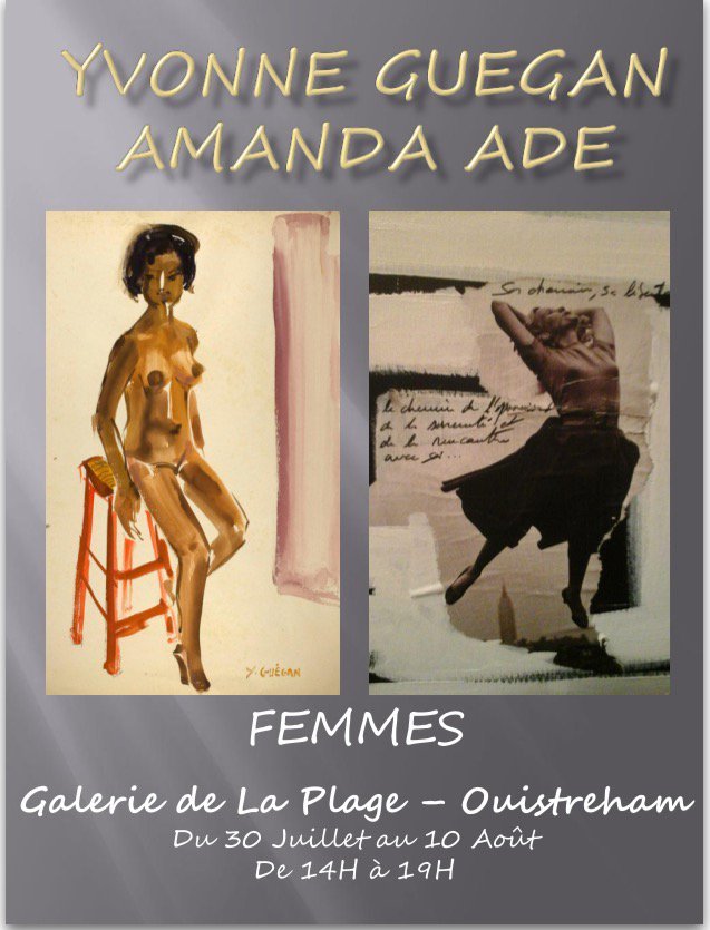 lefevre_expert's tweet photo. Rendez vous dès samedi prochain Galerie de la Plage à Riva-Bella pour une exposition Yvonne Guégan et Amanda Ade! https://t.co/D1KNHSiLTj