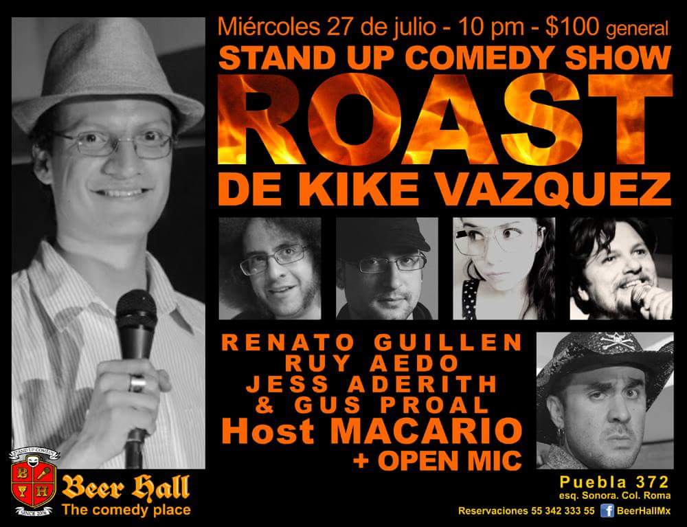 Gracias por consumir Stand Up
BEER HALL y todo el gremio standupero les manda un fuerte abrazo a tod@s
Rsv5534233355