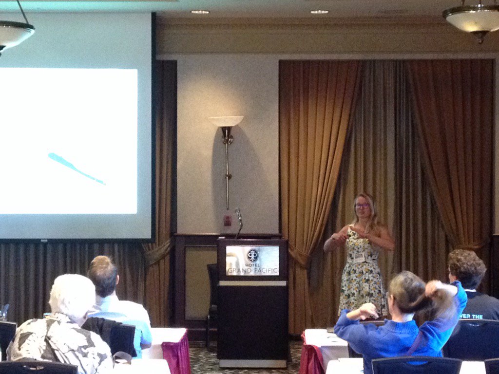 RichardDewey's tweet photo. Pauline Chauvet of @Ifremer_en at #INCISE2016 starts last series of talks on Barkley Canyon @Ocean_Networks https://t.co/PS2IHYnRi8