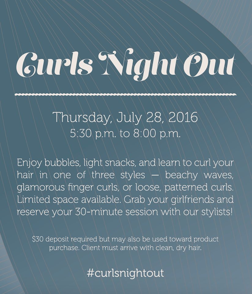 milkandhoneyspa's tweet image. Get ready, #CurlsNightOut is tomorrow! Call 512.236.1115 to learn how to curl your hair like the pros.