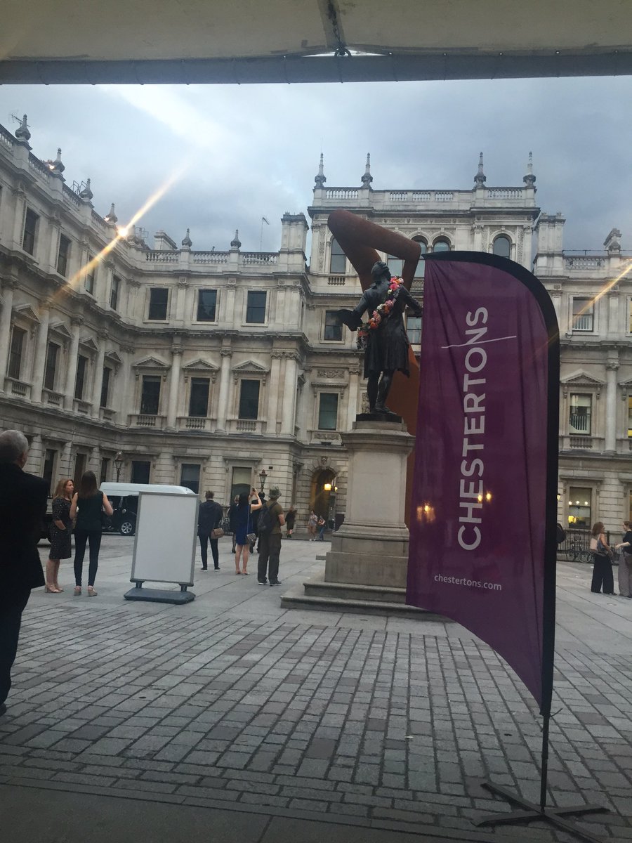 Thank you to <a href="/Chestertons/">Chestertons</a> for your wonderful hospitality <a href="/royalacademy/">Royal Academy</a> tonight - especially enjoyed <a href="/hertschorus/">Hertfordshire Chorus</a>