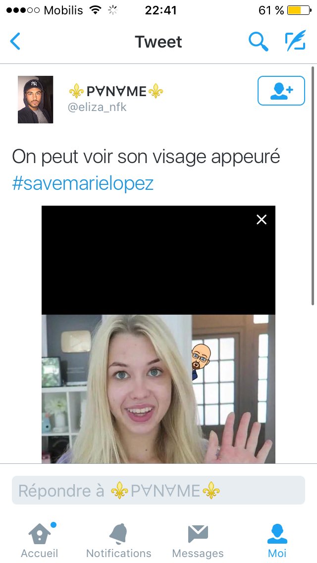 cerylbenzekri's tweet photo. MDRRR LE TWITTER GAME FRANCAIS TOUJOURS DANS L'ABUS #savemarielopez https://t.co/S2jt4ihnVJ