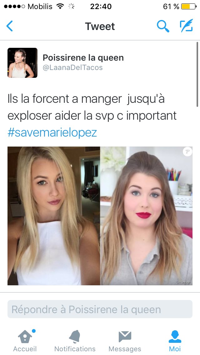 cerylbenzekri's tweet photo. MDRRR LE TWITTER GAME FRANCAIS TOUJOURS DANS L'ABUS #savemarielopez https://t.co/S2jt4ihnVJ