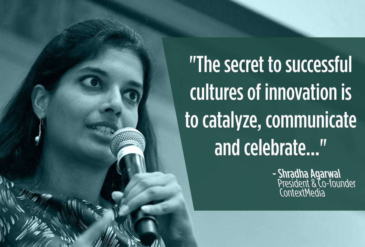 Chi_Innovation's tweet photo. @shr4dha, President & Co-founder of @contextmedia, talked about creating innovative cultures at our #ChiInnoSummit https://t.co/YOSjf2qMOf