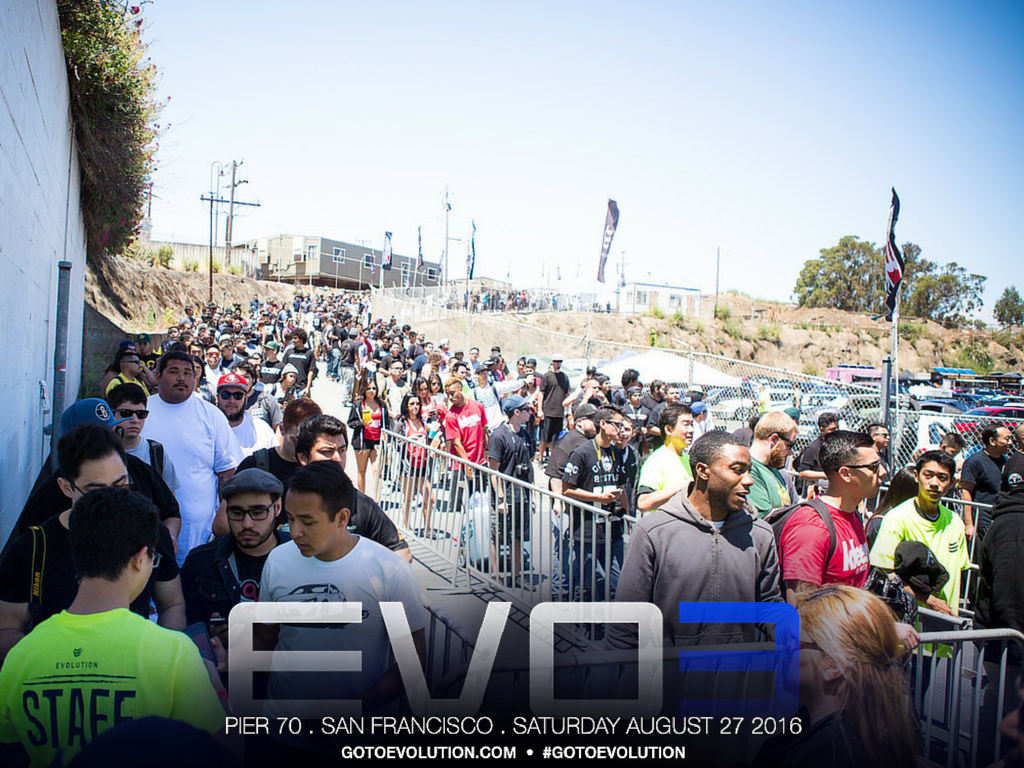 gotoevolution's tweet photo. Be part of EVOLUTION on 8/27 at #Pier70 #SF #gotoevolution #evo3 #mstrstag #stancewars #stancenation #becausebags https://t.co/VKIkQPiNZ0