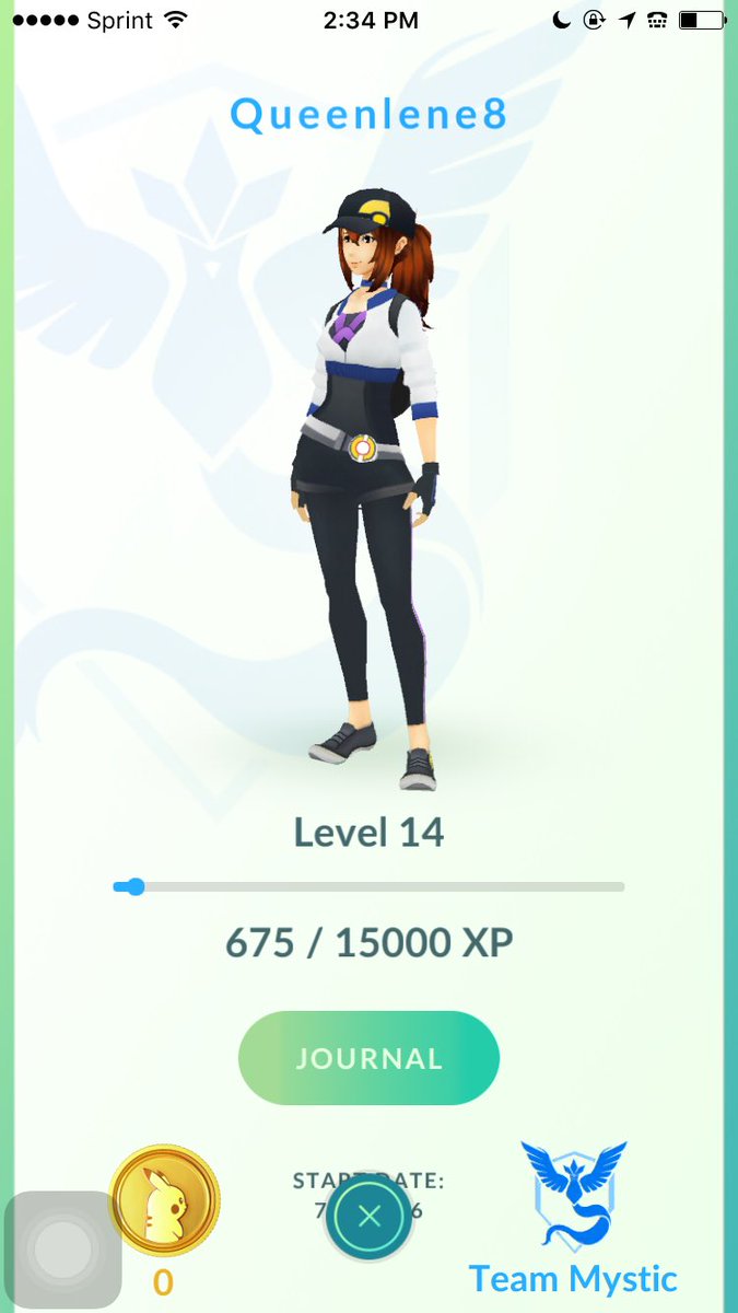 wolvekills91's tweet photo. @PokemonGoApp #TeamMystic #PokemonGO level 14!!! https://t.co/uS28jrFeCr