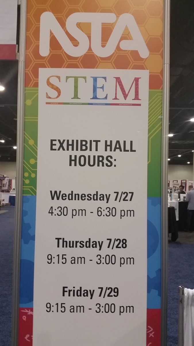 mimioSTEM's tweet photo. All set up &amp; excited for the @NSTA #STEMforum! Come say hello at booth 441 for info on #3Dprinting #STEM kits! #NSTA https://t.co/HOtfBHRX91