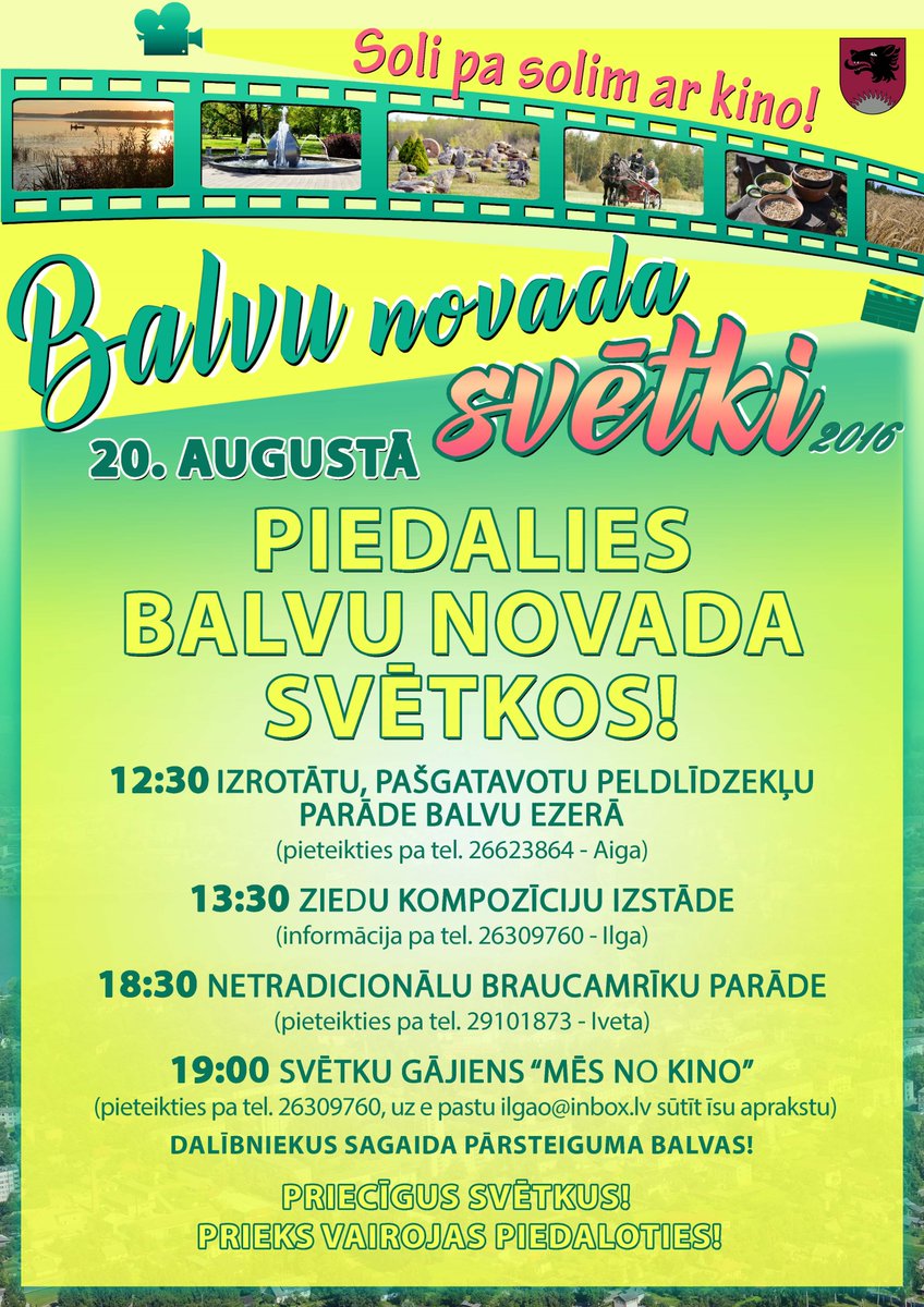 BalvuKAC's tweet photo. Esi aktīvs! Piedalies! :) https://t.co/ZqDiBhG3uq