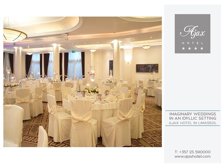 Plan now your wedding ceremony at Ajax Hotel. For more information call us on 25590000 or … ift.tt/2aDYNJs