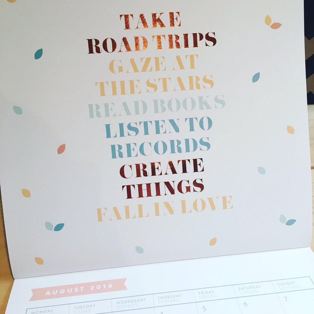 modelsthatmet's tweet photo. It's August and that means Georgia gets to turn over her gorge @kikkiK calendar!! The simple things in life! 😊💙 https://t.co/VH8lYKXAy0