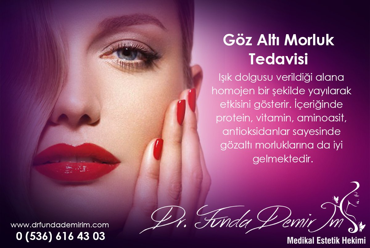 drfundademirim's tweet photo. #Işıkdolgusu verildiği alana homojen bir şekilde yayılarak etkisini gösterir.
#gözaltı #morluk #şişlik https://t.co/swIUffv50e
