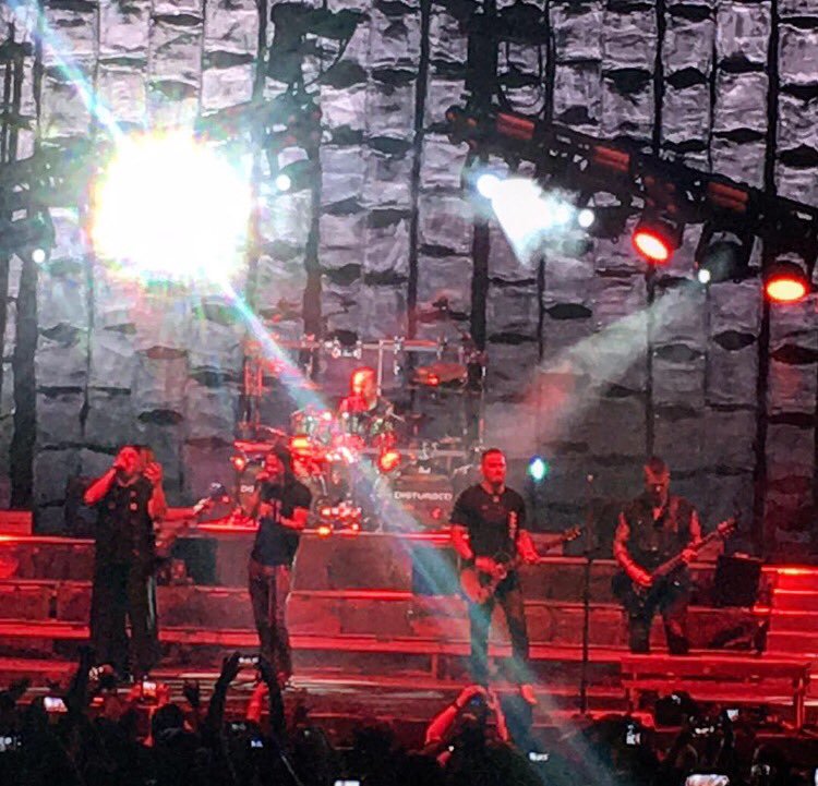 Had an awesome time hitting the stage with my bros in <a href="/Disturbed/">Disturbed</a> last night!