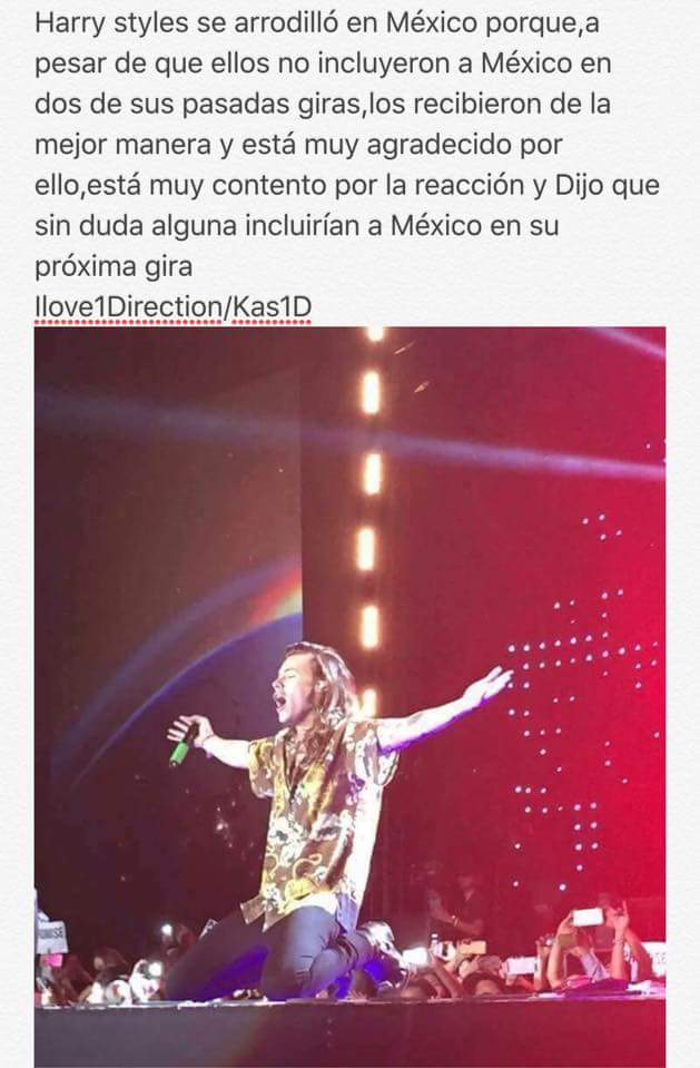 aranza_Styles1D's tweet image. No es que nos creamos mucho por que se arrodilló... simplemente estaban felices #1DenMexico