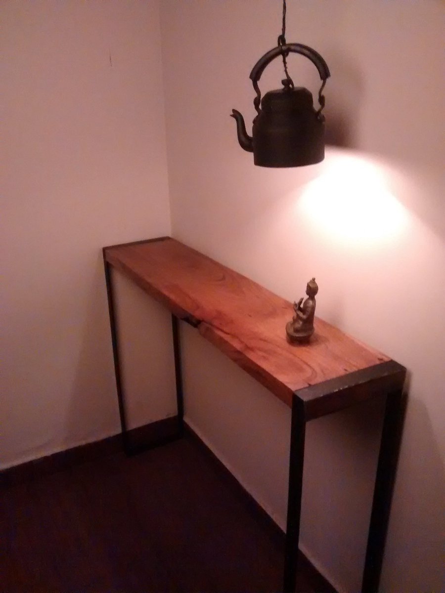 LakadBaba's tweet photo. #LAKADBABA #minimalistic design #hightable with #Driftwood in natural wood oil finish. @joymishra @rupinder279 https://t.co/TwkUfA3iyx