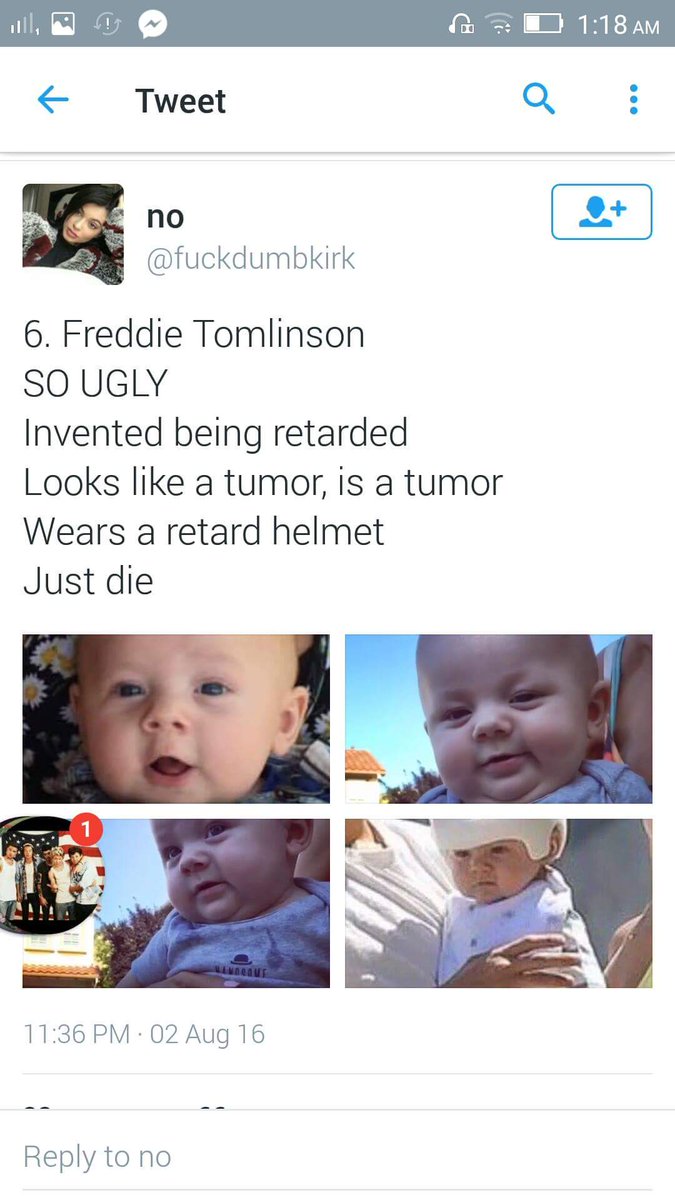 idkyoubyee's tweet photo. People should respect our boys they don't deserve hate #RespectOneDirection please report to these guys https://t.co/AyI5xibe3C