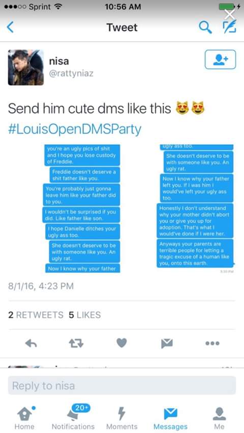 1Appreciation's tweet photo. Guys keep it going
#RespectOneDirection
Respect our boys
Report this accounts https://t.co/iXpfXAhWMj