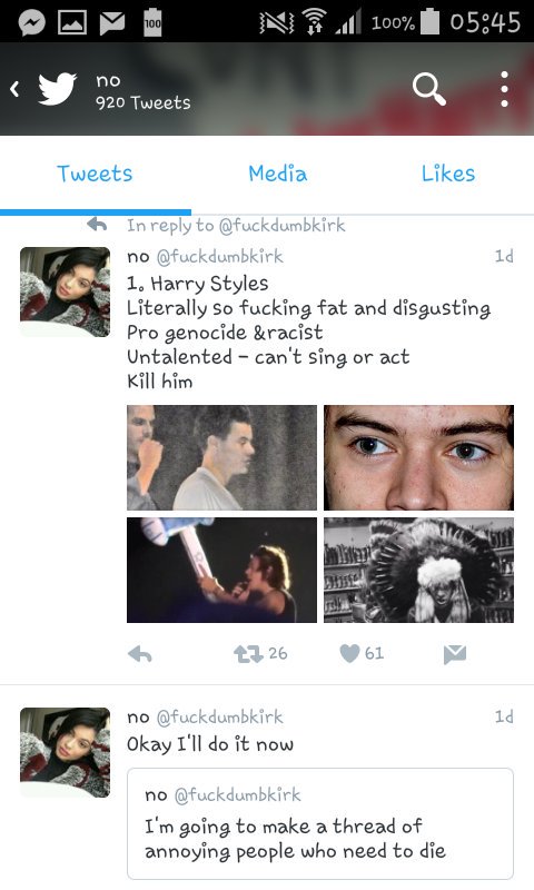 1Appreciation's tweet photo. Guys keep it going
#RespectOneDirection
Respect our boys
Report this accounts https://t.co/iXpfXAhWMj