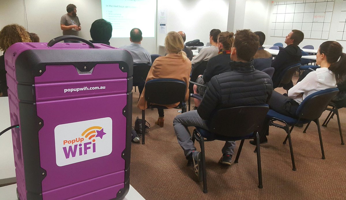 elanprojects's tweet photo. #popupwifi is loving @jamesriggall's gags at the #uhack workshop tonight. https://t.co/aD556zvZYz