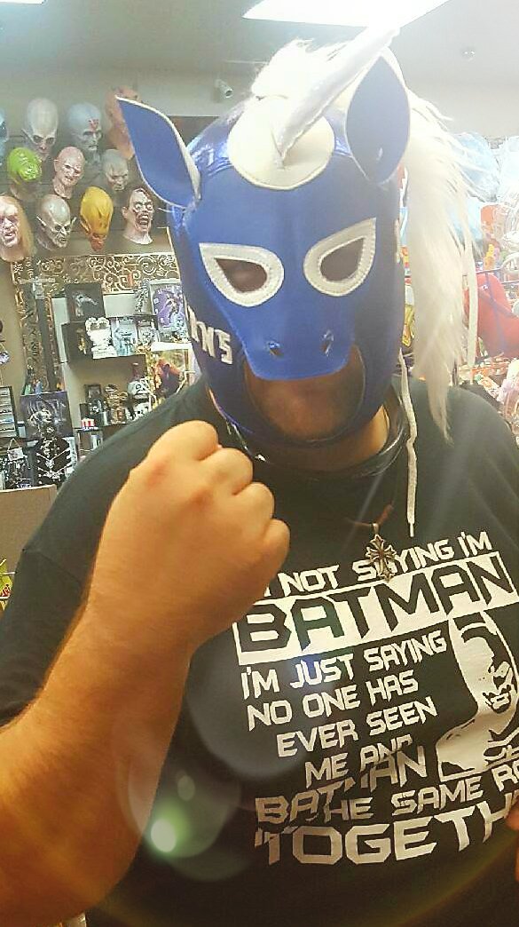 MasterHatMan's tweet image. Lucha Unicorn. #newbraunfels #freayfinds #Lucha