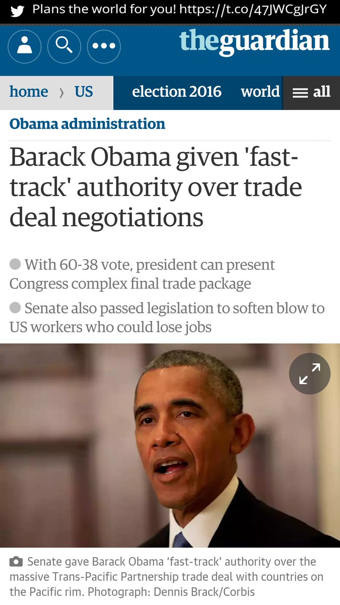 TruthSeeker2115's tweet photo. #DemsInPhilly Barrack Obama wants to be King! #FastTrackTPP is a executive oder to do away with Congress! #STOPTPP https://t.co/Vun2OvJCWC
