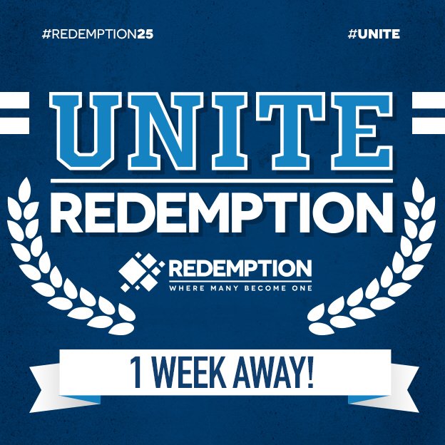 RedemptionGVL's tweet photo. Just ONE WEEK away guys!!! https://t.co/gXbNzjM7jb