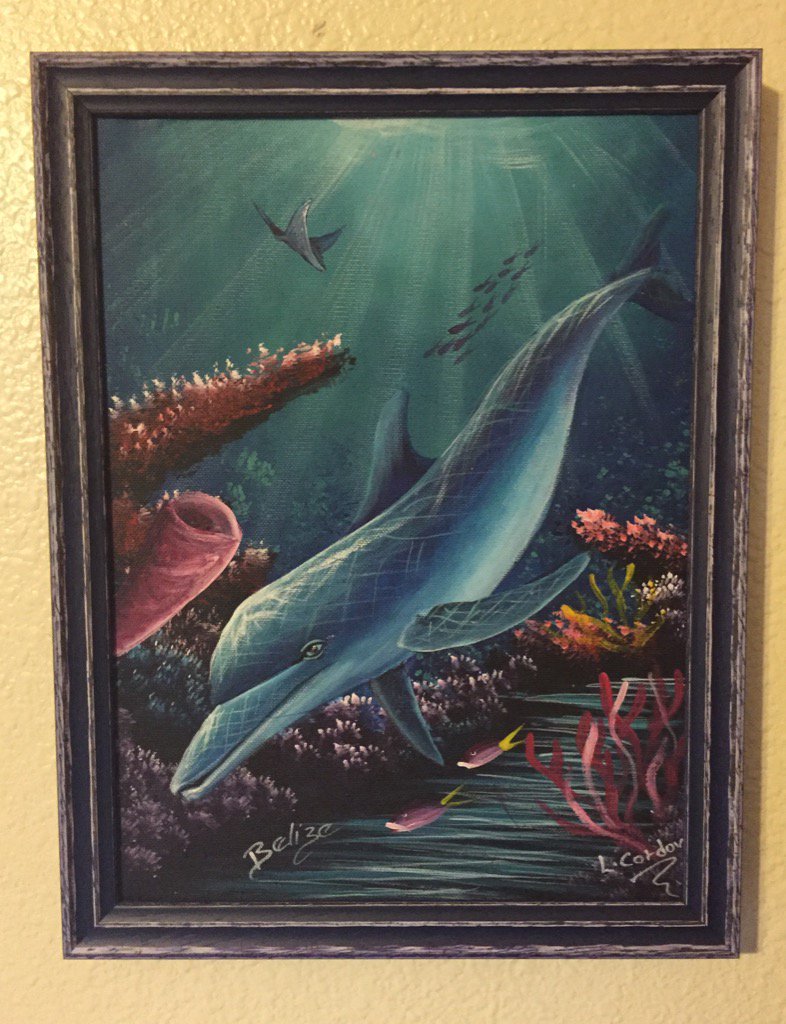 ryan2690's tweet photo. Got this cool painting from a Belizean artist. Wish I could've gotten to meet him. #Belize #art #JCordova https://t.co/0QyvQ1cg58