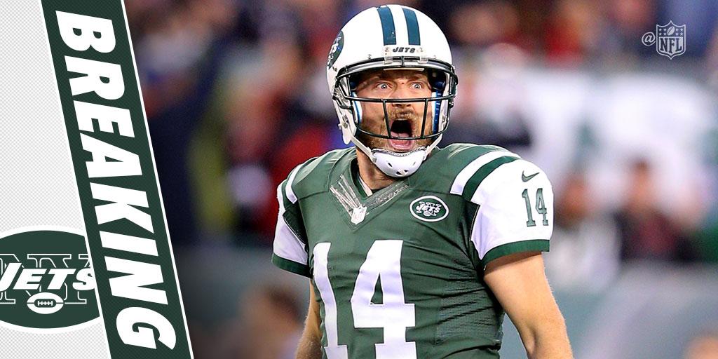 NFL's tweet image. FitzMagic.
@nyjets.

DONE DEAL: on.nfl.com/2aLfO4O (via @RapSheet)
