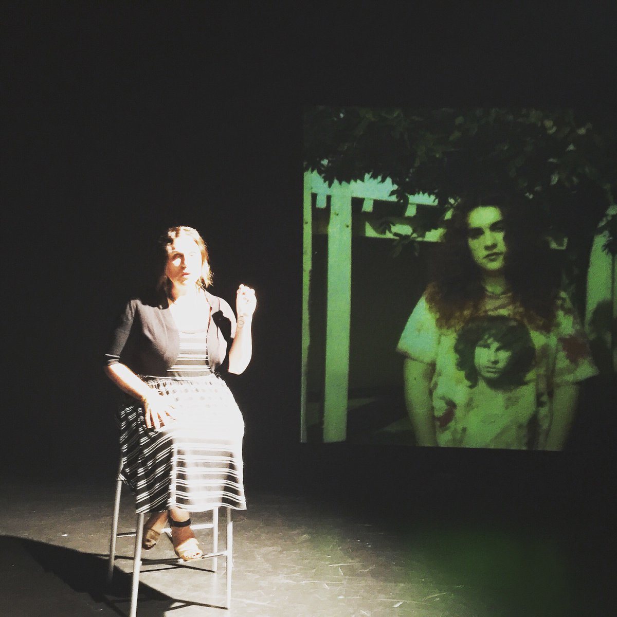 aliensangels's tweet photo. Tech rehearsal today. Can’t wait for tmrw evening’s show - in a real theater! https://t.co/QV8zqiESDL #capfringe16 https://t.co/7znqABkcYB