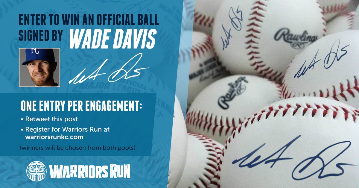 freelancekc's tweet photo. RT to enter to win an official autographed Wade Davis baseball! 
Reg at https://t.co/6KdxVCa7tu for more chances! https://t.co/CL4PuHeL2a