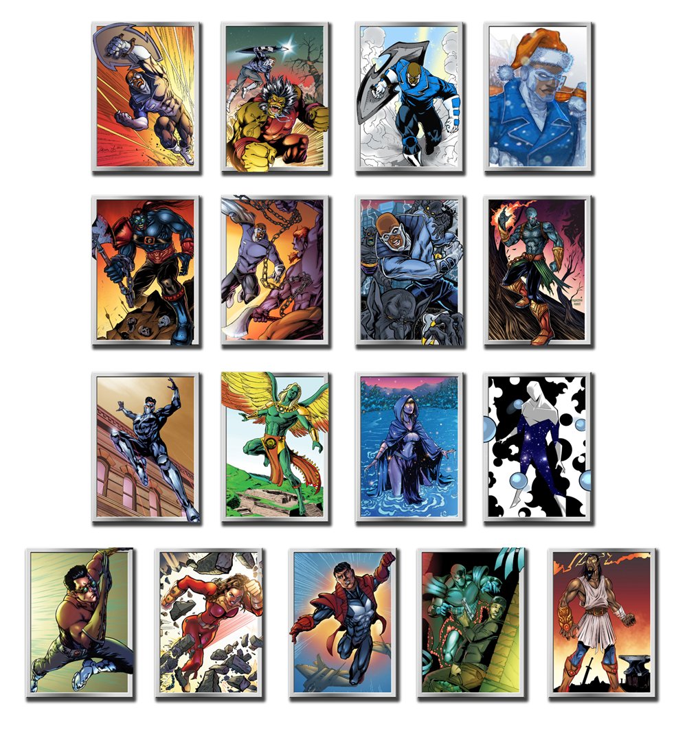 unstoppablecom's tweet photo. These #TradingCards are in #ShieldofTheInterceptor #superhero #comicbook on #kickstarter. https://t.co/5JawU7AuC2 https://t.co/A6O9tk06go