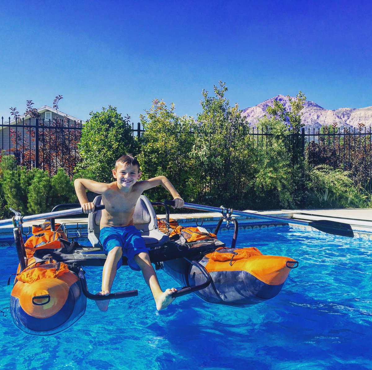 BrandonJFessler's tweet photo. Practicing his pontoon skills before we hit big waters. #fishKid #GreenRiver #flyfishing #utah https://t.co/3OOW2CAwE4