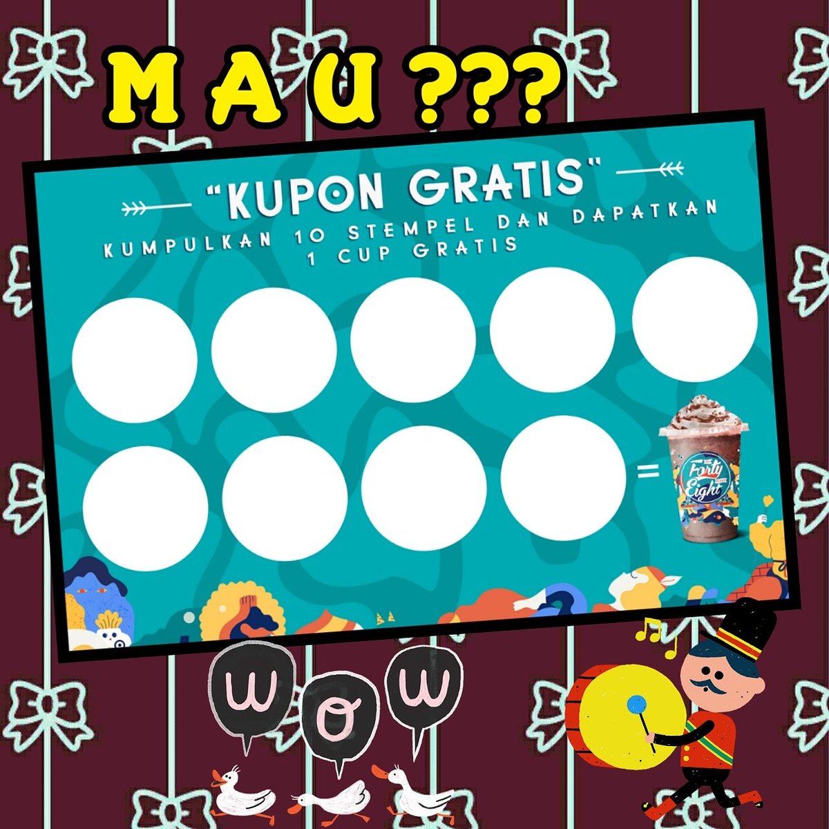 Mau kupon ini? Tunggu info selanjutnyaa yaa gaes. Only 45 pcs #48iceblend #48iceblendpenajam #kulinerpenajam