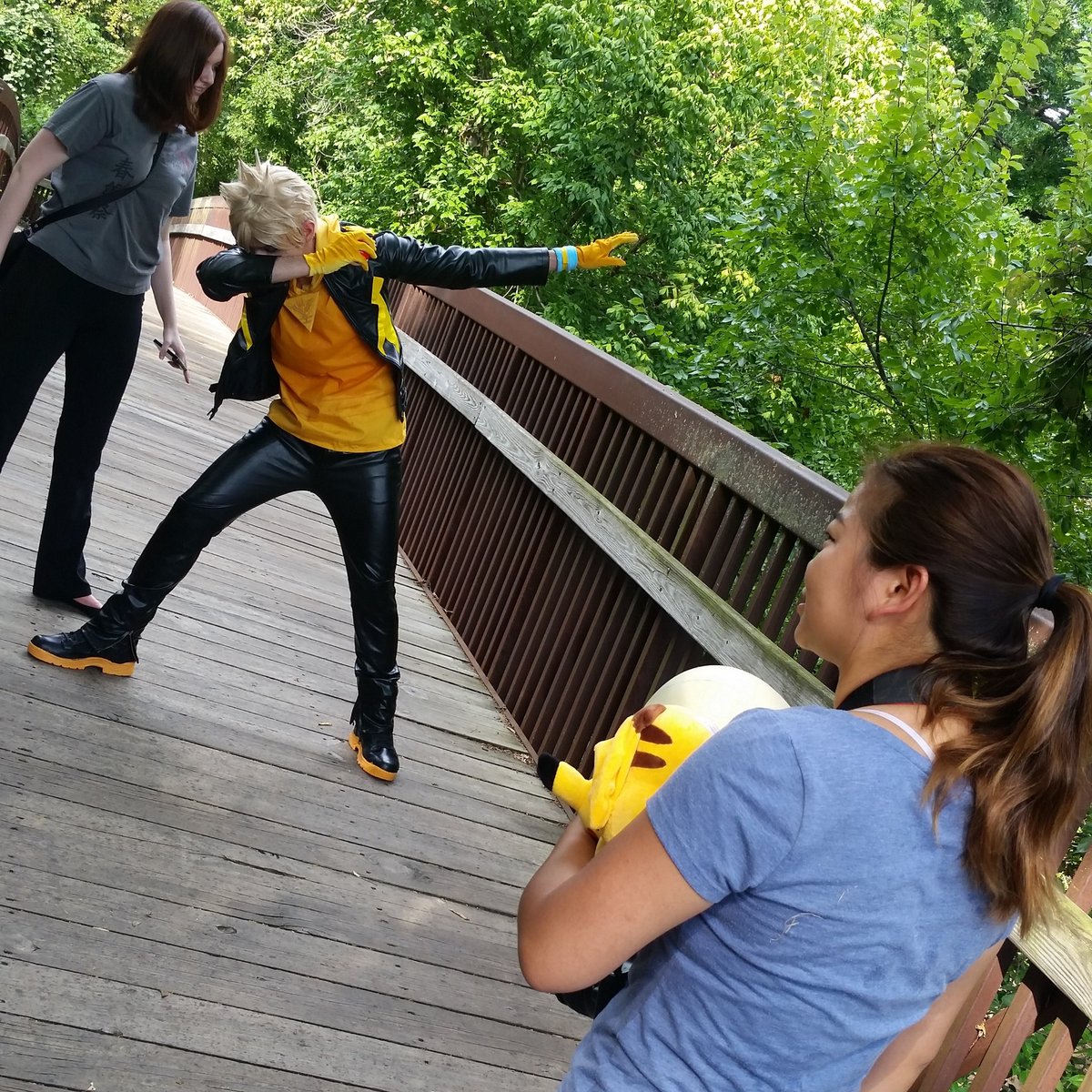 Behind the scenes photo LOLOL #teaminstinct #PokemonGO