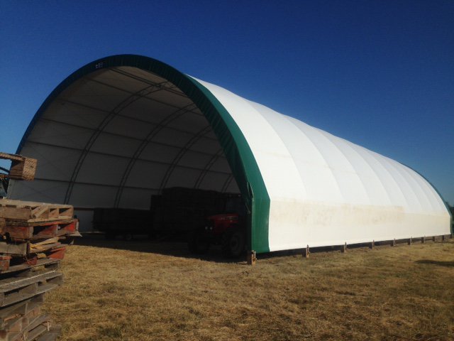 Recently we completed this @Britespan Atlas Fabric Structure - 62'x126'. Project duration - 1 week. Great job guys!!