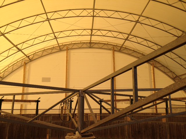 We installed this @Britespan Atlas Structure - 72' x 68'. We replaced an old structure with this beauty!