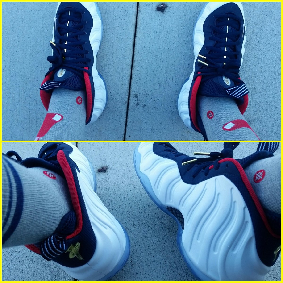 NVmeCV's tweet photo. I rarely rock em right out the box but these #OlympicFoams was too crispy not to.
#WDYWT
#KOTD
#KicksGameProper https://t.co/apD5V1G4ge