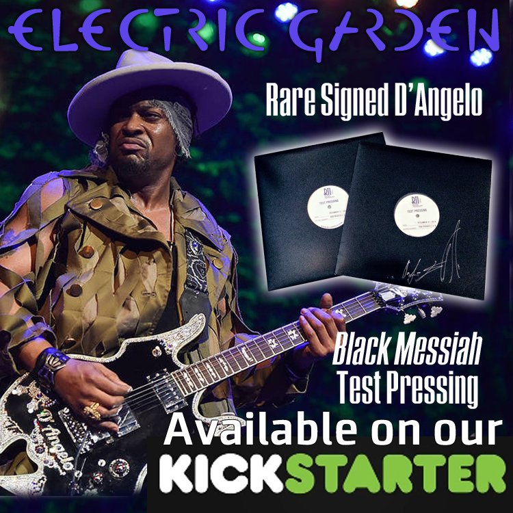 Top bid now at $1350! <a href="/TheDangelo/">D'Angelo</a> signed vinyl! Last #kickstarter day tomorrow! Info here: kck.st/29eVVmU