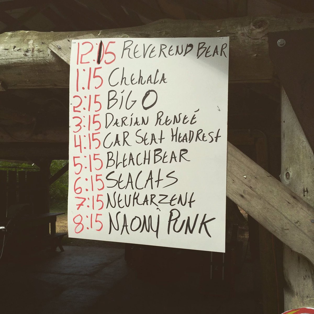 #tbt to last years Nicholas Stage lineup. killer stuff.  can't wait for this year! August 20th