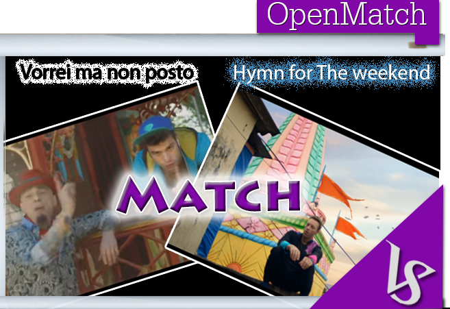 OpenMusicFree's tweet photo. Vorrei ma non posto VS Hymn for The weekend, “OpenMatch” https://t.co/kubWnws4Ct https://t.co/gbybAFlEsf