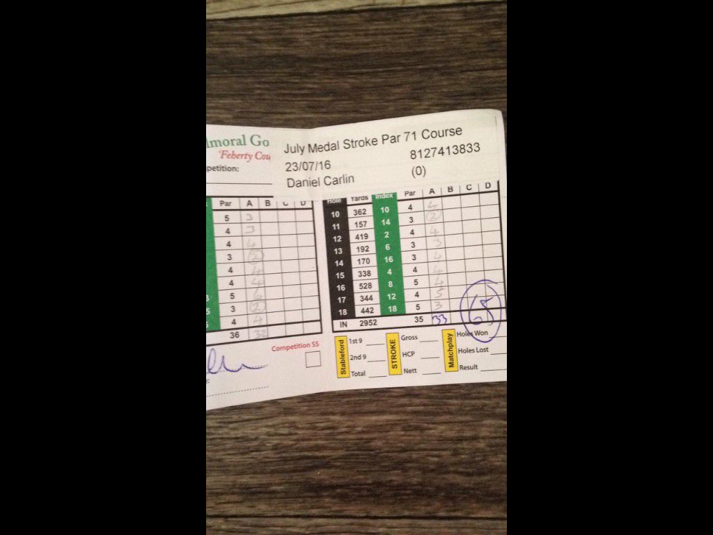 boomtime12's tweet photo. Hey gmac u should play balgusta some day @Graeme_McDowell #courserecords https://t.co/0f8Rtr1Dpy
