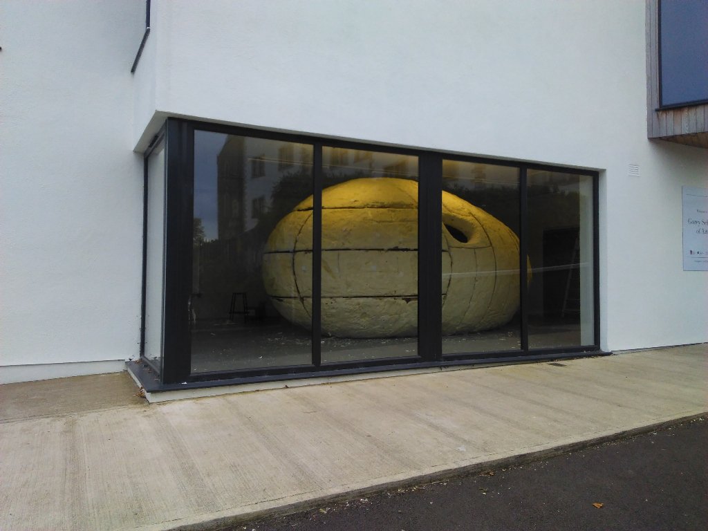 ArtAnnouncement's tweet image. Installation in full swing for PERIPHERIES 2016, opening this Friday at Gorey School of Art, 7:30pm #art #festival